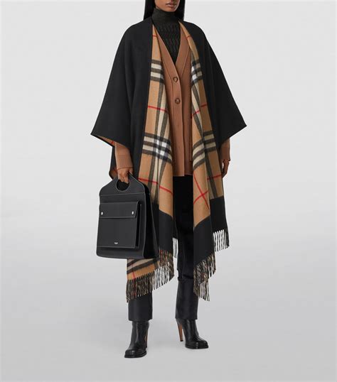 burberry jacket knot|burberry cashmere cape jacket.